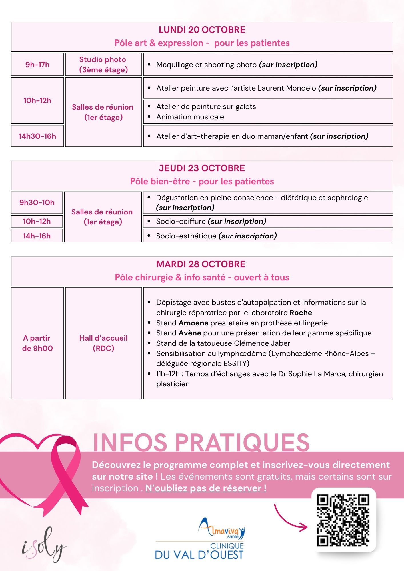 planning octobre rose 2